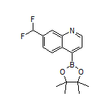 7-(Difluoromethyl)quinoline-4-boronic Acid Pinacol Ester