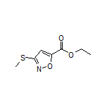 Ethyl 3-(Methylthio)isoxazole-5-carboxylate