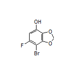 7-Bromo-6-fluorobenzo[d][1,3]dioxol-4-ol