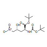 tert-Butyl (2S,4R)-2-(Boc-amino)-4-hydroxy-5-nitropentanoate