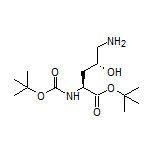 tert-Butyl (2S,4R)-5-Amino-2-(Boc-amino)-4-hydroxypentanoate