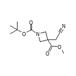 Methyl 1-Boc-3-(cyanomethyl)azetidine-3-carboxylate