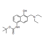 5-(Boc-amino)-2-[(diethylamino)methyl]naphthalen-1-ol