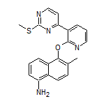 1-Amino-6-methyl-5-[[3-[2-(Methylthio)pyrimidin-4-yl]pyridin-2-yl]oxy]naphthalene