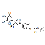 tert-Butyl 2-[[4-[5-(Chlorodifluoromethyl)-5-(3,4,5-trichlorophenyl)-4,5-dihydroisoxazol-3-yl]-2-methylphenyl]thio]acetate