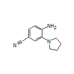 4-Amino-3-(pyrrolidin-1-yl)benzonitrile