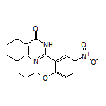 5,6-Diethyl-2-(5-nitro-2-propoxyphenyl)pyrimidin-4(3H)-one