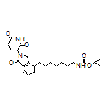 3-[4-[7-(Boc-amino)heptyl]-1-oxoisoindolin-2-yl]piperidine-2,6-dione