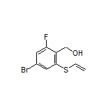 [4-Bromo-2-fluoro-6-(vinylthio)phenyl]methanol