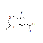 2,6-Difluoro-2,3-dihydro-5H-benzo[e][1,4]oxathiepine-8-carboxylic Acid