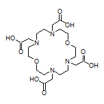 2,2’,2’’,2’’’-(1,10-Dioxa-4,7,13,16-tetraazacyclooctadecane-4,7,13,16-tetrayl)tetraacetic Acid