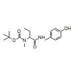 2-[Boc(methyl)amino]-N-(4-hydroxybenzyl)butanamide