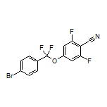 4-[(4-Bromophenyl)difluoromethoxy]-2,6-difluorobenzonitrile
