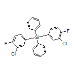 Bis(3-chloro-4-fluorophenyl)diphenylsilane