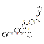 1-[4-[2,6-Bis(benzyloxy)pyridin-3-yl]-2,6-difluorophenyl]-4-Cbz-piperazine