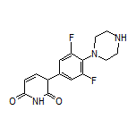 3-[3,5-Difluoro-4-(piperazin-1-yl)phenyl]pyridine-2,6(1H,3H)-dione