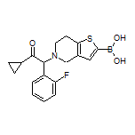 5-[2-Cyclopropyl-1-(2-fluorophenyl)-2-oxoethyl]-4,5,6,7-tetrahydrothieno[3,2-c]pyridine-2-boronic Acid