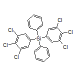 Diphenylbis(3,4,5-trichlorophenyl)silane