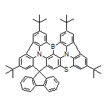 2,5,11,14-Tetra-tert-butylspiro[7-thia-3a2,8a2-diaza-15b-boradiacenaphtho[1,2,3,4-defg:1’,2’,3’,4’,5’-pqrst]pentaphene-9,9’-fluorene]