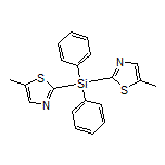 Bis(5-methylthiazol-2-yl)diphenylsilane