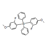 Bis(2-fluoro-4-methoxyphenyl)diphenylsilane