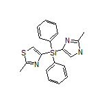 2-Methyl-4-[(2-methyl-1H-imidazol-4-yl)diphenylsilyl]thiazole