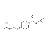 2-(1-Boc-piperidin-4-ylidene)ethyl Acetate