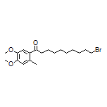 10-Bromo-1-(4,5-dimethoxy-2-methylphenyl)-1-decanone