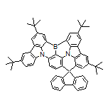 2,5,8,11-Tetra-tert-butyl-3a,13b-diaza-6b-boraspiro[acenaphtho[1,2,3,4,5-pqrst]indeno[1,2,3-de]pentaphene-16,9’-fluoren]-1(16a),2,3a,3b,4,6,6b(13c),6c,6c(9a),8,9b(13a),10,12,14,15a-pentadecaene