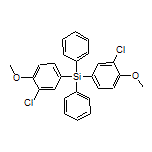 Bis(3-chloro-4-methoxyphenyl)diphenylsilane