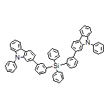 Diphenylbis[3-(9-phenyl-9H-carbazol-2-yl)phenyl]silane