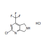 2-Chloro-4-(trifluoromethyl)-6,7-dihydro-5H-pyrrolo[3,4-d]pyrimidine Hydrochloride