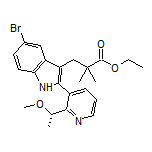 Ethyl (S)-3-[5-Bromo-2-[2-(1-methoxyethyl)-3-pyridyl]-3-indolyl]-2,2-dimethylpropanoate