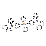 Bis[9-(naphthalen-1-yl)-9H-carbazol-3-yl]diphenylsilane
