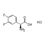 (S)-2-Amino-2-(3,4-difluorophenyl)acetic Acid Hydrochloride