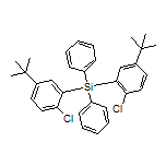 Bis[5-(tert-butyl)-2-chlorophenyl]diphenylsilane