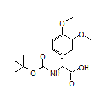 (R)-2-(Boc-amino)-2-(3,4-dimethoxyphenyl)acetic Acid