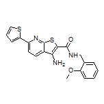 3-Amino-N-(2-methoxybenzyl)-6-(2-thienyl)thieno[2,3-b]pyridine-2-carboxamide