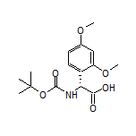 (R)-2-(Boc-amino)-2-(2,4-dimethoxyphenyl)acetic Acid
