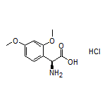 (S)-2-Amino-2-(2,4-dimethoxyphenyl)acetic Acid Hydrochloride