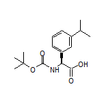 (S)-2-(Boc-amino)-2-(3-isopropylphenyl)acetic Acid