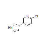 2-Chloro-5-(3-pyrrolidinyl)pyridine