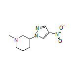 1-Methyl-3-(4-nitro-1H-pyrazol-1-yl)piperidine