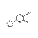 6-(Thiophen-2-yl)-2-thioxo-1,2-dihydropyridine-3-carbonitrile