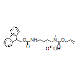 (S)-2-[[(Allyloxy)carbonyl](methyl)amino]-6-(Fmoc-amino)hexanoic Acid