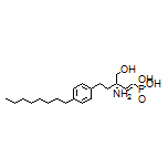 (S,E)-[3-amino-3-(hydroxymethyl)-5-(4-octylphenyl)pent-1-en-1-yl]phosphonic Acid