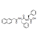 (S)-2-[(S)-2-[2-(Naphthalen-2-yl)acetamido]-3-phenylpropanamido]-3-phenylpropanoic Acid