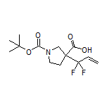 1-Boc-3-(1,1-difluoroallyl)pyrrolidine-3-carboxylic Acid