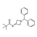1-[1-(diphenylmethyl)azetidin-3-ylidene]-3,3-dimethyl-1-azabutan-2-one