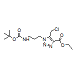 Ethyl 1-[3-(Boc-amino)propyl]-5-(chloromethyl)-1H-1,2,3-triazole-4-carboxylate